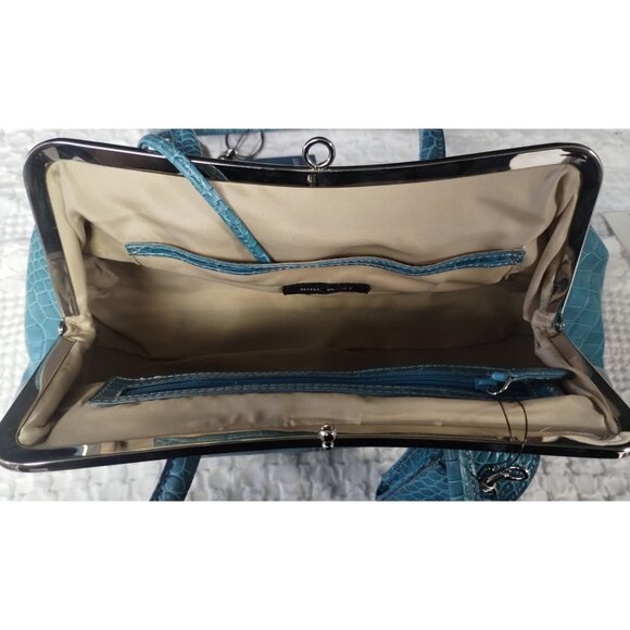 Nine West Women's Teal Purse/Handbag/Shoulder Bag SKU 2623 - Picture 6 of 11